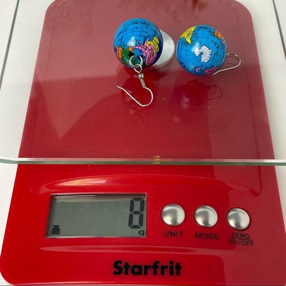 Vintage World Globe Dangle Earrings - Picture 3 of 7